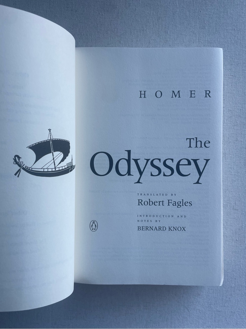 The Odyssey by Homer Translated by Robert Fagles 1997 Penguin Vintage Paperback - Picture 3 of 12
